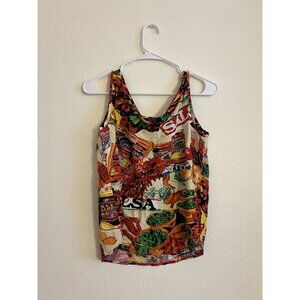 VTG Jams World 50 Years Small Salsa Tank Top Hawaii USA 90s
